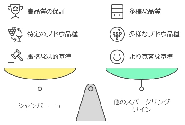 シャンパーニュの定義：特別条件で作られる唯一無二のスパークリングワイン